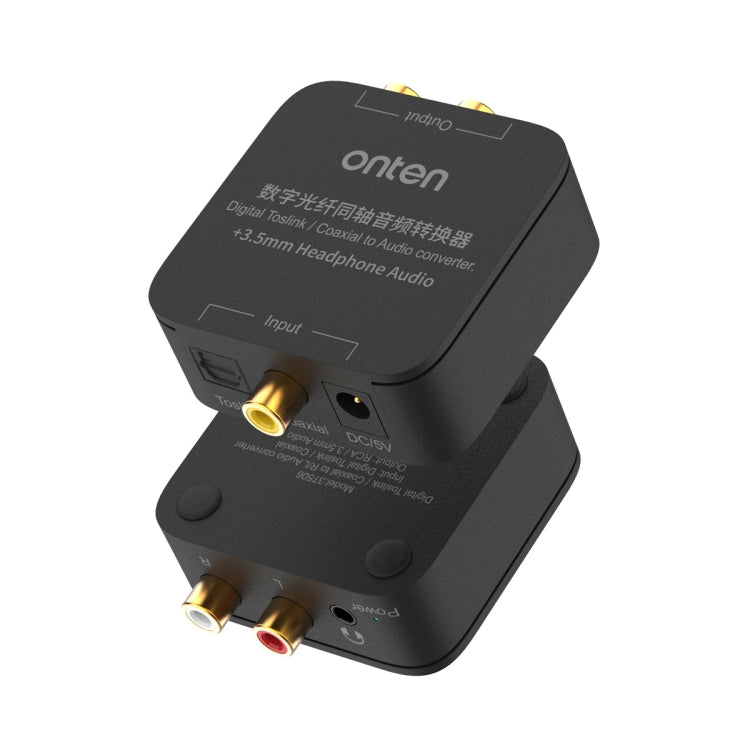 Lisslune | Onten 37506 Digital Optical Coaxial Audio Converter Support 192K