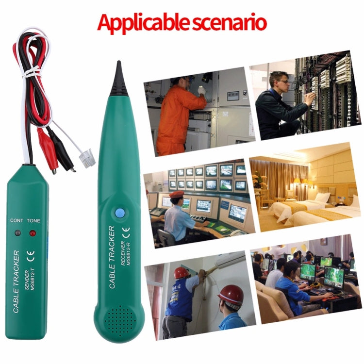Lisslune | BSIDE MS6812 RJ11 & RJ45 telephone line cable tracker, including transmitter & receiver