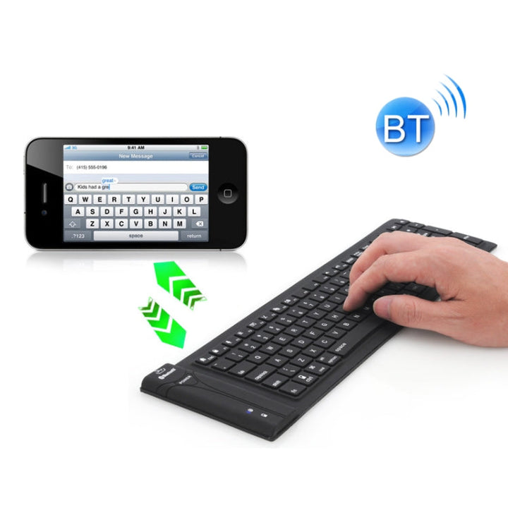 Lisslune | JA-11 108-Key Foldable Silicone Bluetooth Keyboard
