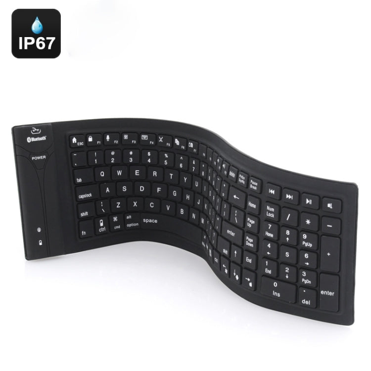 Lisslune | JA-11 108-Key Foldable Silicone Bluetooth Keyboard