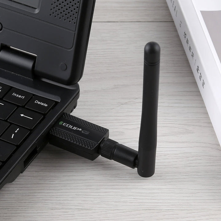 Lisslune | EDUP EP-AC1661 2 in 1 Bluetooth 4.2 + Dual Band 11AC 600Mbps High-Speed Wireless USB Adapter WiFi Receiver
