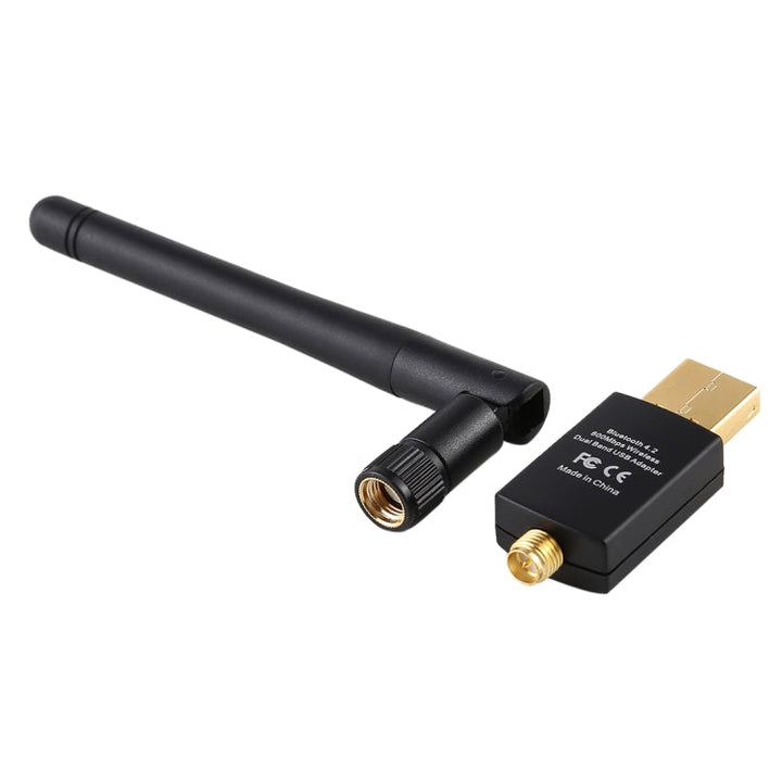 Lisslune | EDUP EP-AC1661 2 in 1 Bluetooth 4.2 + Dual Band 11AC 600Mbps High-Speed Wireless USB Adapter WiFi Receiver