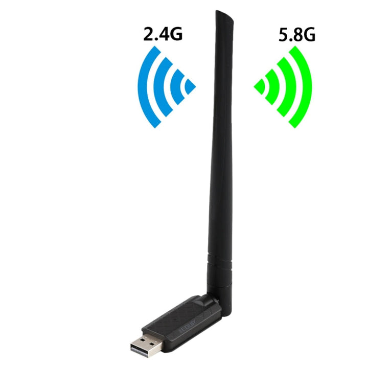 Lisslune | EDUP EP-AC1666 Dual Band 11AC 650Mbps High-Speed Wireless USB Adapter WiFi Receiver, driverless