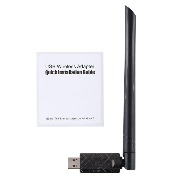 Lisslune | EDUP EP-AC1666 Dual Band 11AC 650Mbps High-Speed Wireless USB Adapter WiFi Receiver, driverless