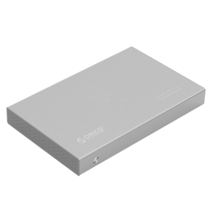 Lisslune | ORICO 2518S3 USB3.0 External Hard Drive Enclosure for 7mm & 9.5mm 2.5 inch SATA HDD / SSD (Silver)