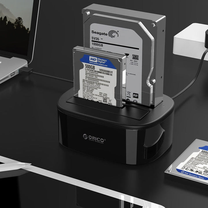 Lisslune | ORICO 6228US3 2.5 / 3.5 inch SATA HDD / SSD 2 Bay USB 3.0 Hard Drive Dock