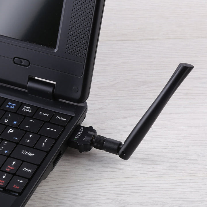 Lisslune | EDUP EP-AC1669 AC1300Mbps 2.4GHz & 5.8GHz Dual Band USB WiFi Adapter External Network Card with 2dbi Antenna