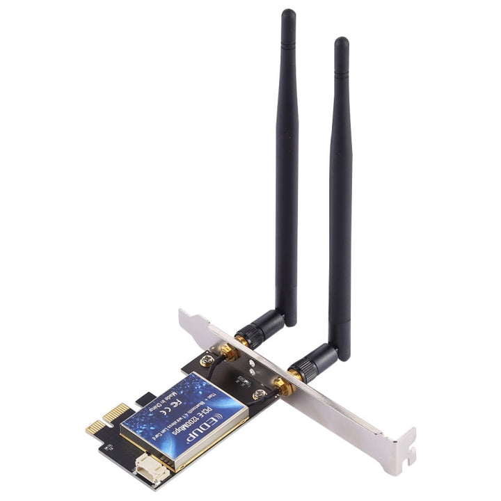 Lisslune | EDUP EP-9620 2 in 1 AC1200Mbps 2.4GHz & 5.8GHz Dual Band PCI-E 2 Antenna WiFi Adapter External Network Card + Bluetooth