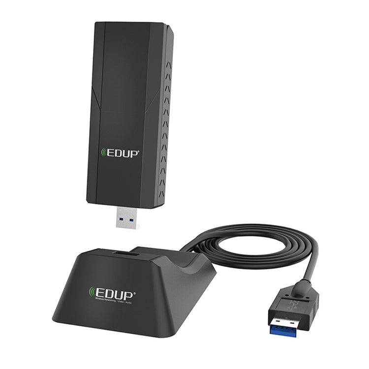 Lisslune | EDUP EP-AC1675 AC1900Mbps 2.4GHz & 5.8GHz Dual Band USB3.0 WLAN Adapter External Network Card