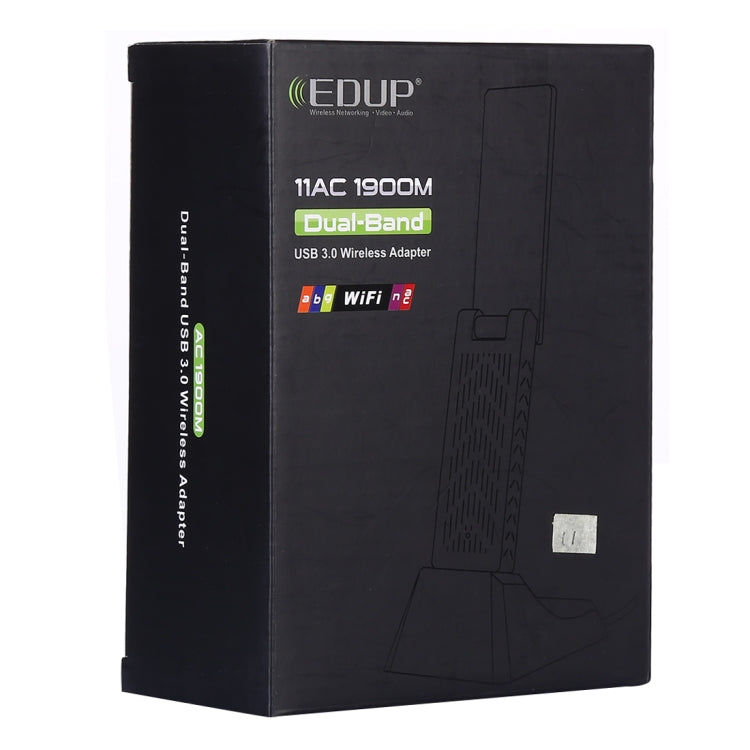 Lisslune | EDUP EP-AC1675 AC1900Mbps 2.4GHz & 5.8GHz Dual Band USB3.0 WLAN Adapter External Network Card