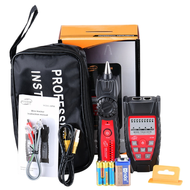 Lisslune | BENETECH GT66 RJ11 / RJ45 Multifunctional Cable Tester Line Finder Network Cable Detector
