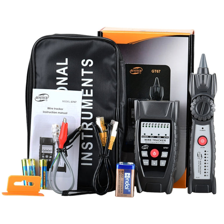 Lisslune | BENETECH GT67 RJ11 / RJ45 Multifunctional Cable Tester Line Finder Network Cable Detector