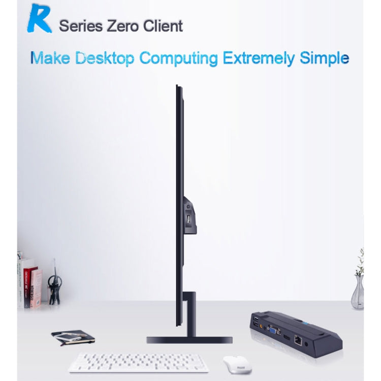 Lisslune | Zero Client R1 Mini-PC, CORTEX QUAD A9 Quad-Core up to 1.6 GHz, RAM: 1 GB, ROM: 8 GB, support HDMI, VGA, RJ45, SPK