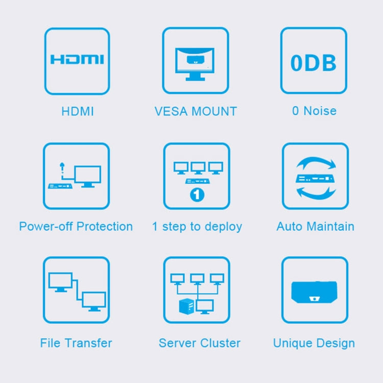 Lisslune | Zero Client R1 Mini-PC, CORTEX QUAD A9 Quad-Core up to 1.6 GHz, RAM: 1 GB, ROM: 8 GB, support HDMI, VGA, RJ45, SPK