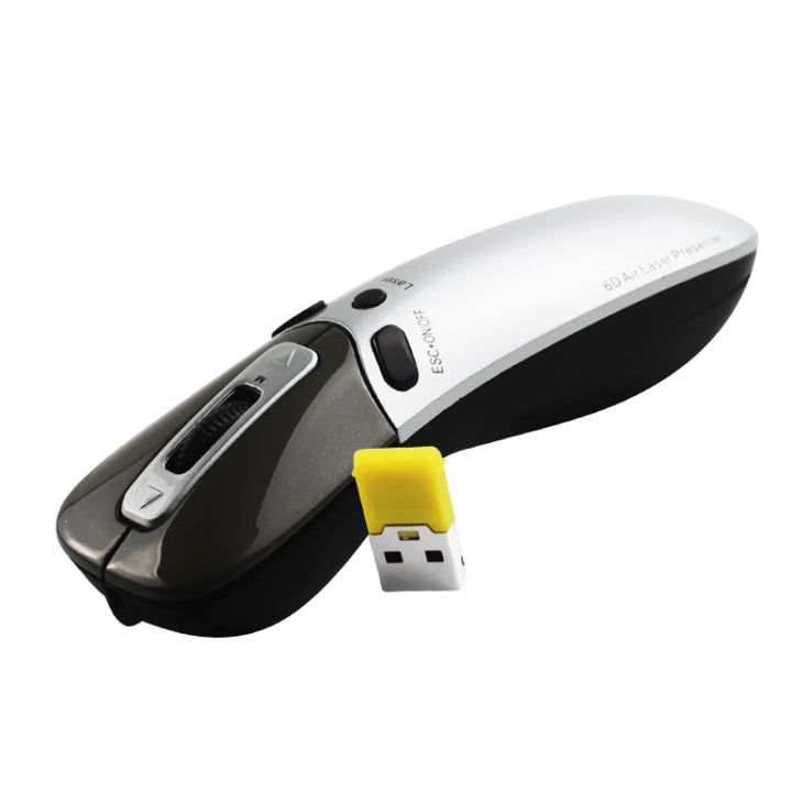 Lisslune | PR-05 2.4G Wireless 6D Gyroscope Fly Air Mouse Laser Pointer Pen Presenter for PC / Laptop Teaching Conference Lecture