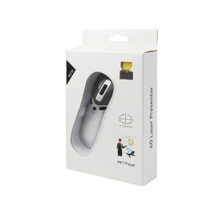 Lisslune | PR-05 2.4G Wireless 6D Gyroscope Fly Air Mouse Laser Pointer Pen Presenter for PC / Laptop Teaching Conference Lecture