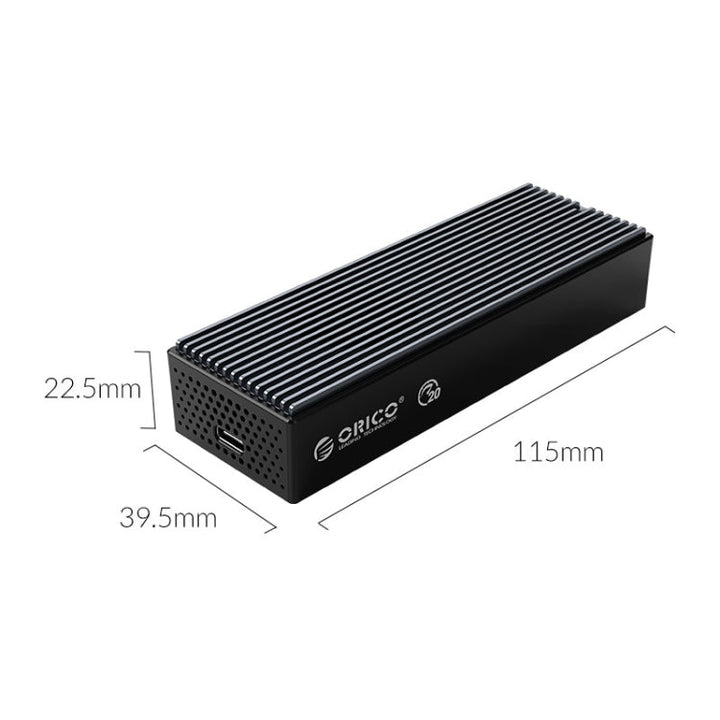 Lisslune | ORICO M2PVC3-G20-GY-BP USB3.2 20Gbps M.2 NVMe SSD enclosure
