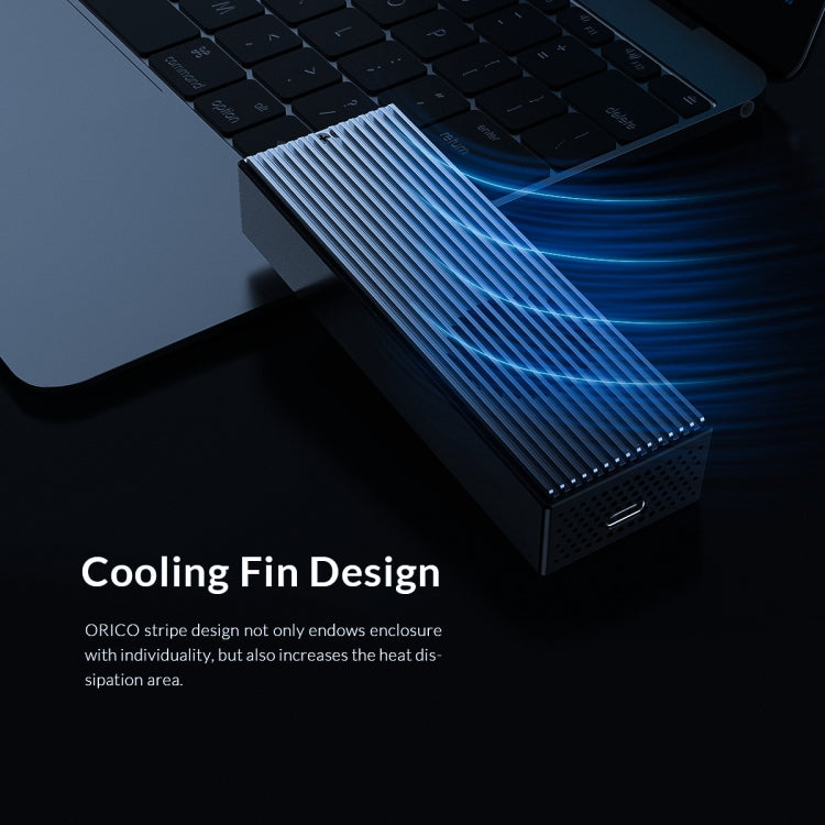 Lisslune | ORICO M2PVC3-G20-GY-BP USB3.2 20Gbps M.2 NVMe SSD enclosure