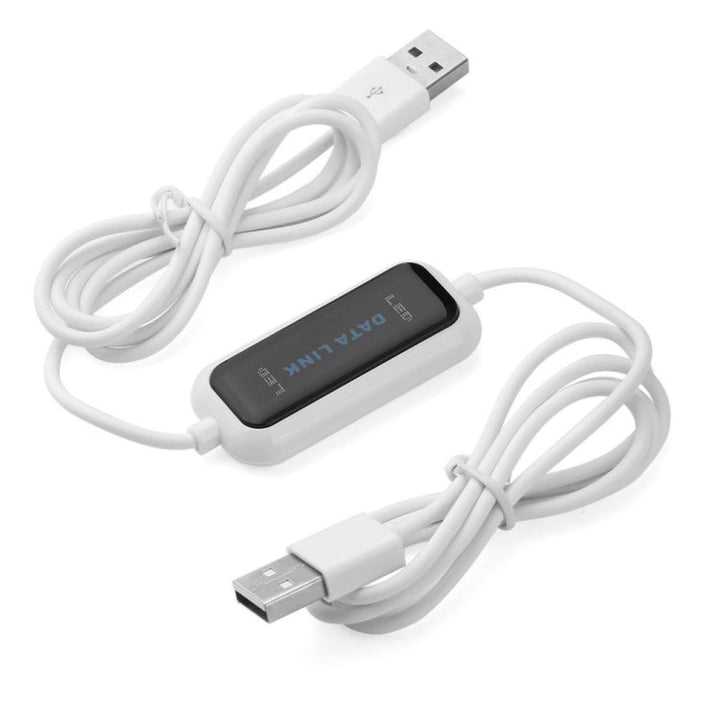 Lisslune | High-Speed USB PC-to-PC Online Share Data Link Net Direct File Transfer Bridge Cable, Length: 1.75 m
