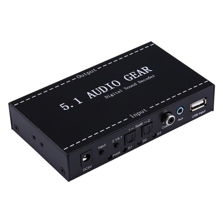 Lisslune | NK-A6L 5.1 Audio device Digital Sound Decoder, EU plug