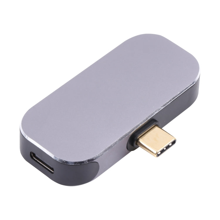 Lisslune | 3 in 1 USB-C / Type-C Plug to Dual USB-C / Type-C + Mini DP Socket Adapter