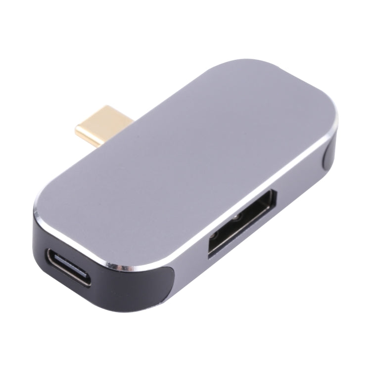 Lisslune | 3 in 1 USB-C / Type-C plug to USB-C / Type-C charging + USB + DP socket adapter