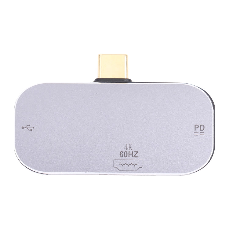 Lisslune | 3 in 1 USB-C / Type-C male to Dual USB-C / Type-C + 4K 60Hz HDMI female Adapter