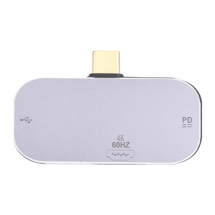 Lisslune | 3 in 1 USB-C / Type-C male to Dual USB-C / Type-C + 4K 60Hz HDMI female Adapter