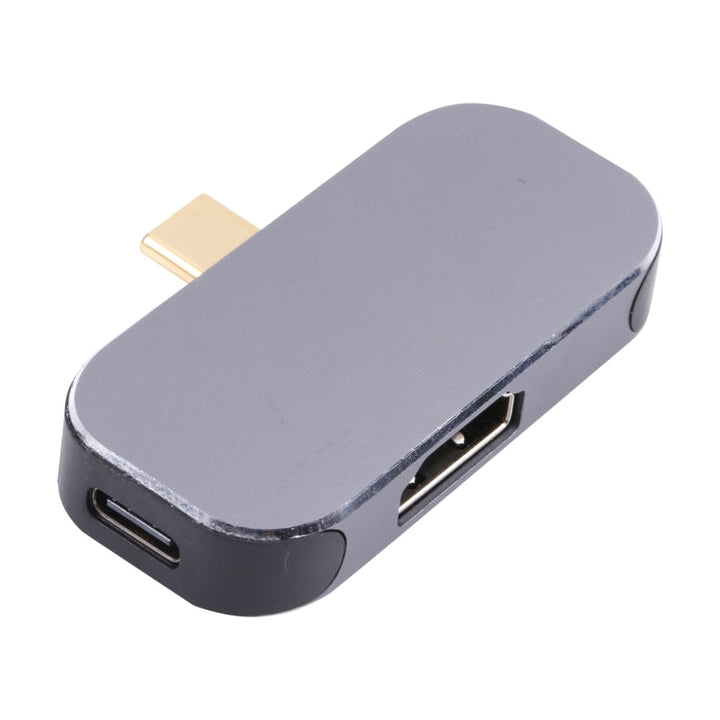 Lisslune | 3 in 1 USB-C / Type-C male to Dual USB-C / Type-C + 4K 60Hz HDMI female Adapter
