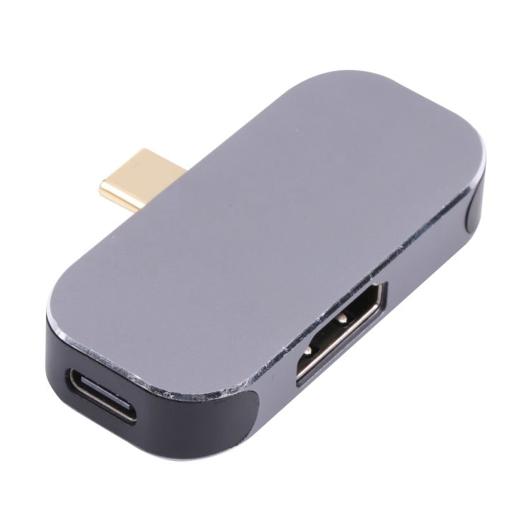 Lisslune | 3 in 1 USB-C / Type-C plug to USB-C / Type-C charging + USB + 4K 60Hz HDMI female adapter