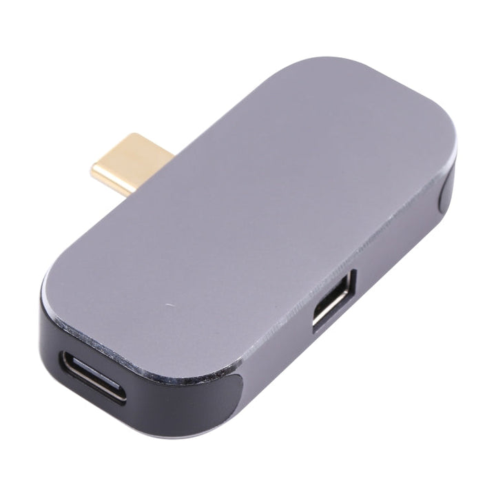 Lisslune | 3 in 1 USB-C / Type-C Plug to USB-C / Type-C Charging + USB + Mini DP Socket Adapter