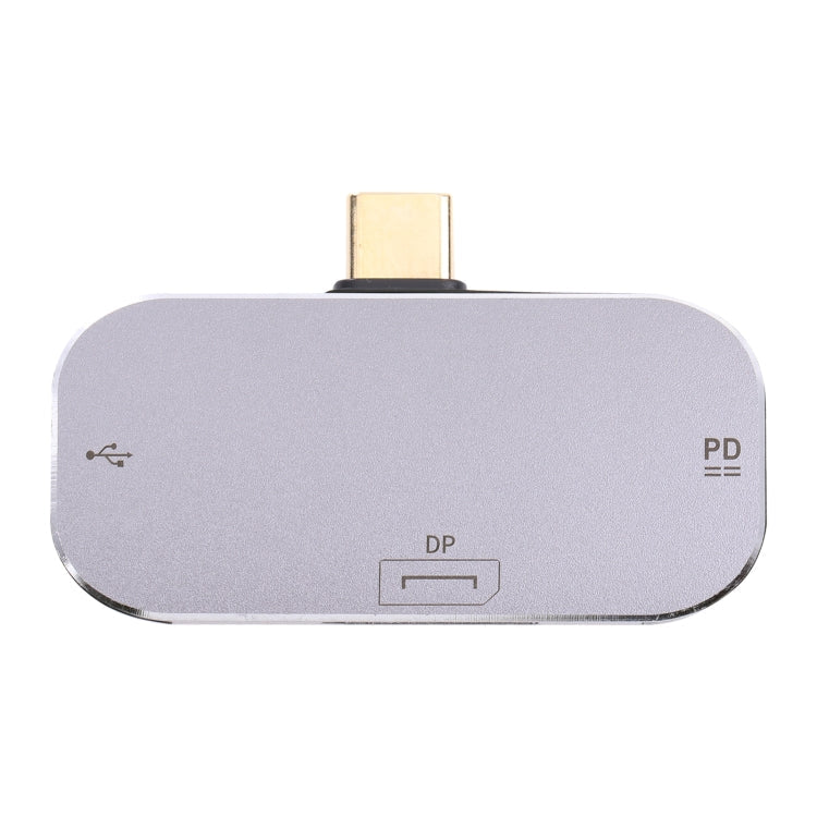 Lisslune | 3 in 1 USB-C / Type-C Plug to Dual USB-C / Type-C + DP Socket Adapter