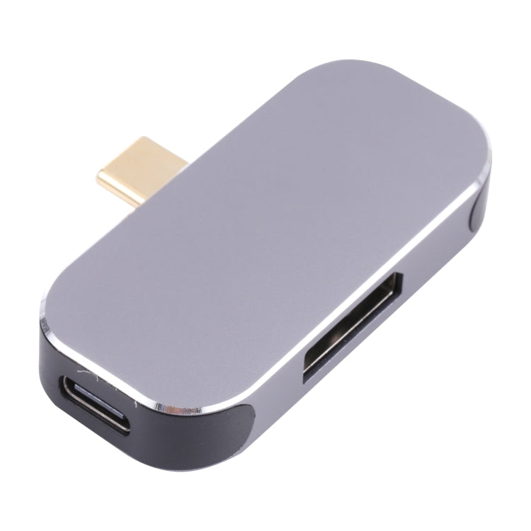 Lisslune | 3 in 1 USB-C / Type-C Plug to Dual USB-C / Type-C + DP Socket Adapter