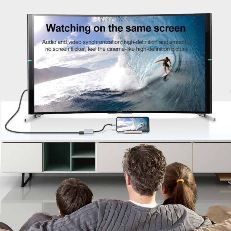 Lisslune | 2 in 1 USB-C / Type-C to 2 x HDTV Ports HUB Adapter