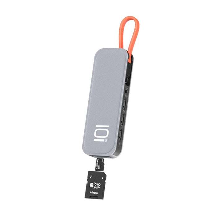 Lisslune | ROCK TR01 10 In 1 Type-C / USB-C to HDMI + VGA Multifunction Extension HUB Adapter (Silver)