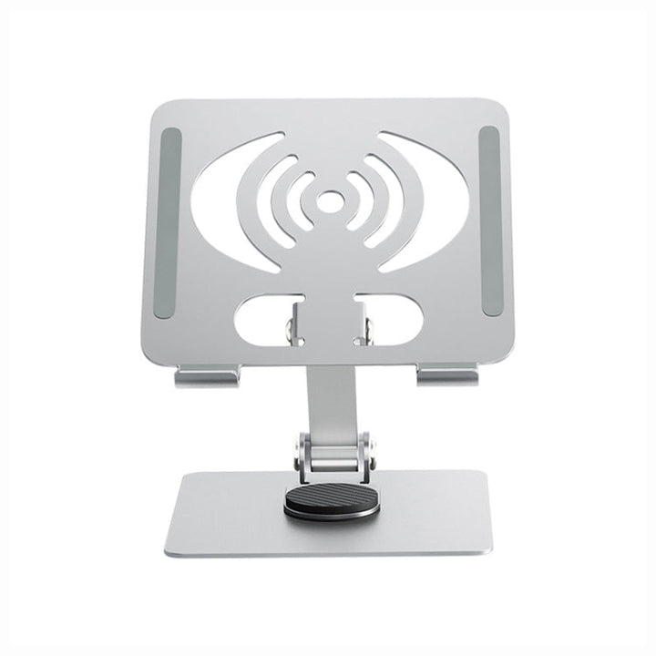 Lisslune | L-13 Aluminum Alloy Foldable Rotating Laptop/Tablet Stand (Silver)