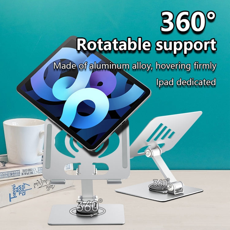 Lisslune | L-13 Aluminum Alloy Folding Rotating Laptop/Tablet Stand (Green)