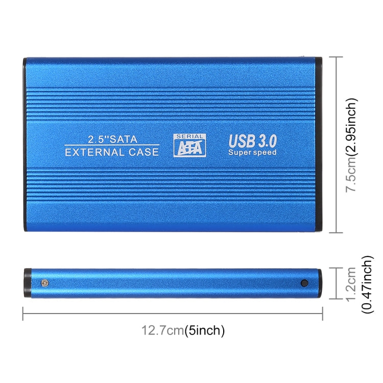 Lisslune | Richwell SATA R2-SATA-2TB 2TB 2.5 inch USB3.0 Super Speed interface mobile hard drive (Blue)