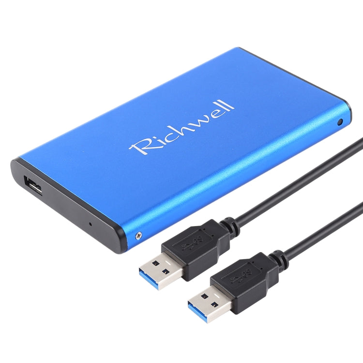Lisslune | Richwell SATA R2-SATA-320GB 320GB 2.5 inch USB3.0 Super Speed interface Mobile Hard Drive (Blue)