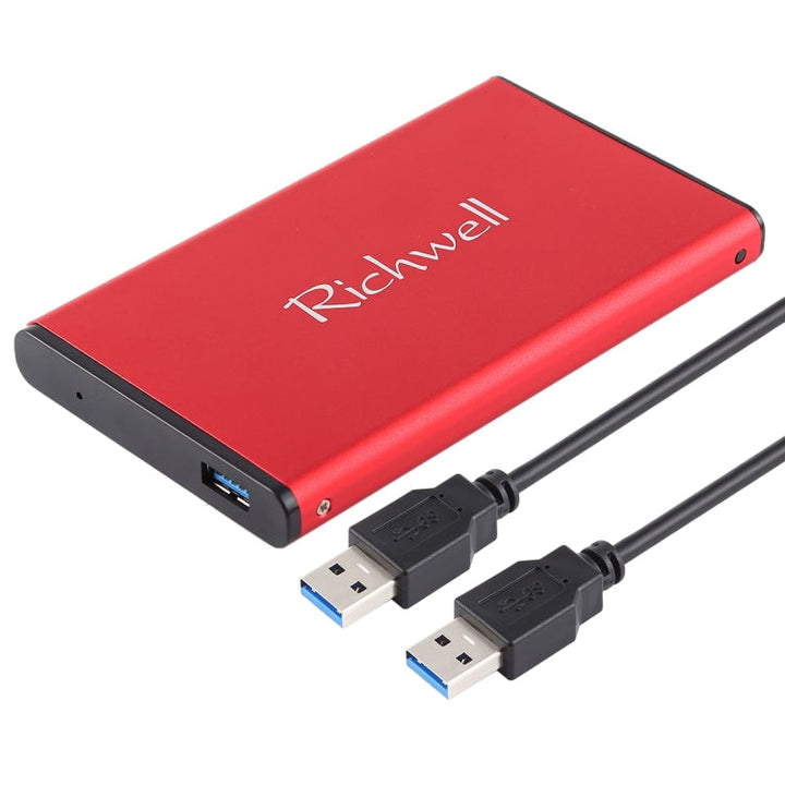 Lisslune | Richwell SATA R2-SATA-500GB 500GB 2.5 inch USB3.0 Super Speed interface Mobile Hard Drive (Red)
