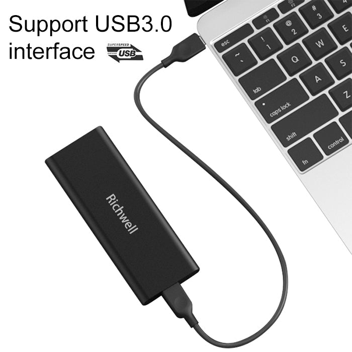 Lisslune | Richwell SSD R280-SSD-120GB 120GB Mobile Hard Drive for Desktop PC (Black)