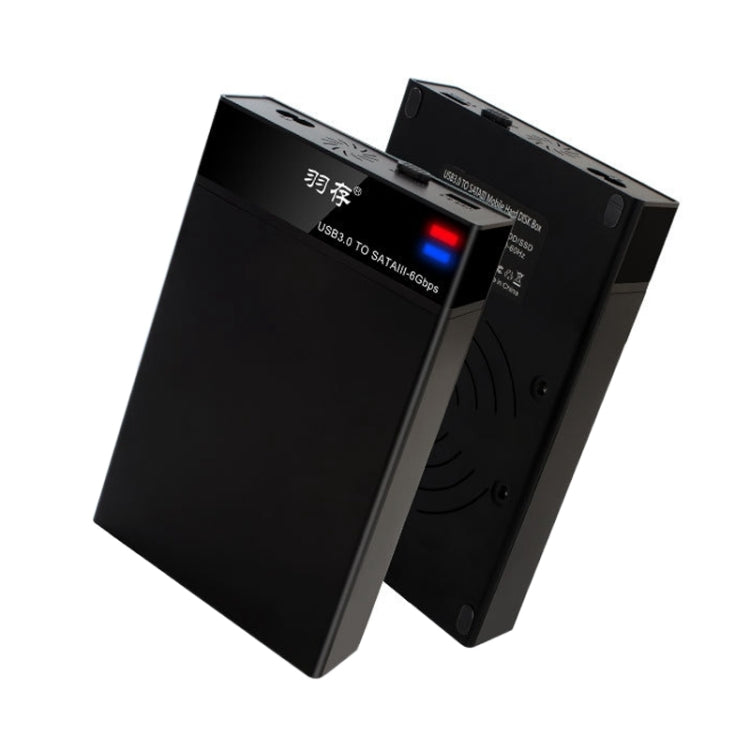 Lisslune | Universal SATA 2.5 / 3.5 Inch USB3.0 Interface External Solid State Drive Enclosure for Laptops / Desktop Computers, The maximum supported capacity: 10TB