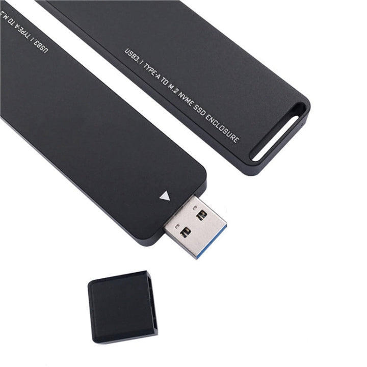 Lisslune | MSA7780 M.2 NVME PCI-E SSD to USB 3.1 Type-A Plug-in HDD Case