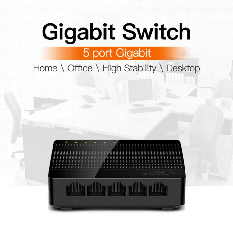Lisslune | Tenda SG105 Mini 5 Ports 1000Mpbs Fast Gigabit Ethernet Network Switch LAN HUB