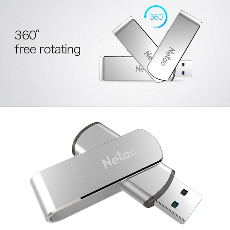 Lisslune | Netac U388 128GB USB 3.0 Twister Secure Encryption Flash Disk