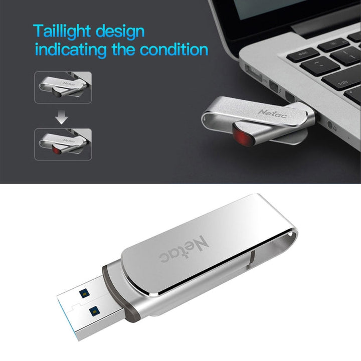 Lisslune | Netac U388 128GB USB 3.0 Twister Secure Encryption Flash Disk