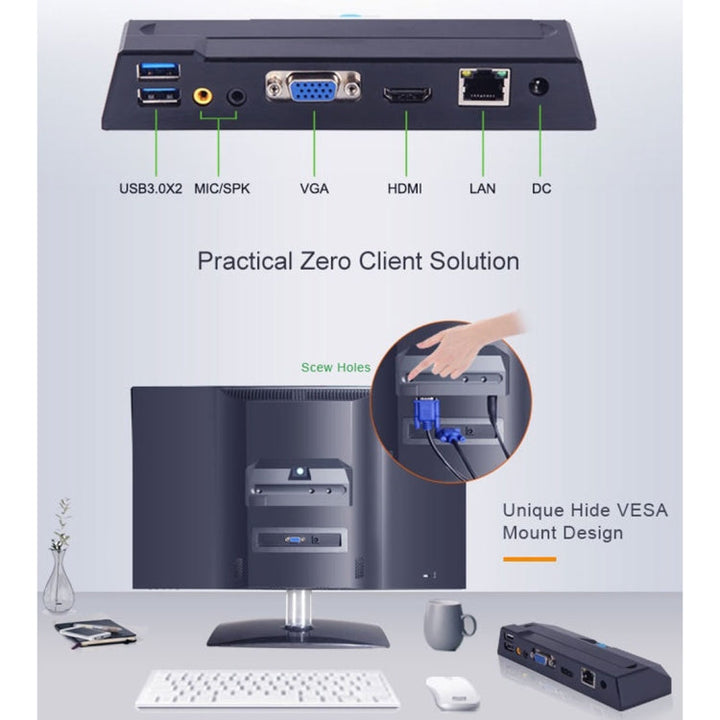 Lisslune | R1 Windows System Mini PC, Quad Core Cortex 2.0GHz, RAM: 1GB, ROM: 8GB