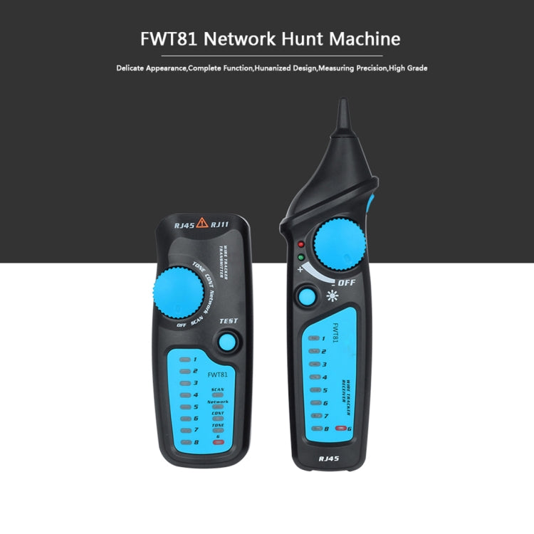 Lisslune | BSIDE FWT81 RJ11 / RJ45 Telephone Wire Tracker Toner Ethernet LAN Network Cable Tester