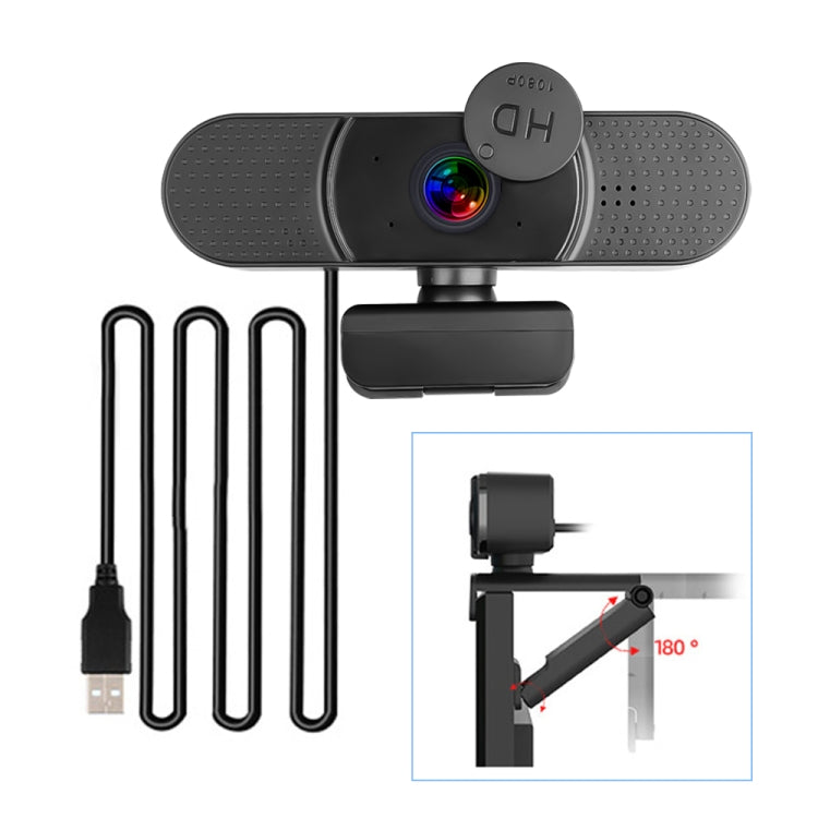 Lisslune | C36 1080P HD Computer Camera Webcam (Black)