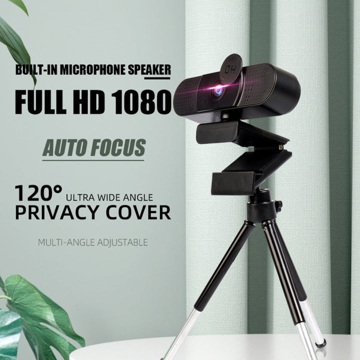 Lisslune | C36 1080P HD Computer Camera Webcam (Black)